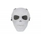"Skull" rácsos maszk fehér