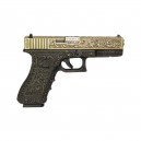 WE Glock 17 G17 GBB "Full" fém "Ivory" pisztoly