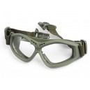 Sisakra rögzíthető taktikai szemüveg "OD Olive Drab" színben