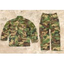 BDU Szett "Woodland" zubbony-nadrág "XL" méret