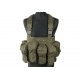 Commando "Chest-Rig" taktikai mellény 'OD'