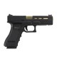 KJW KP13C2 Glock formájú GBB fekete﻿ fém szánnal﻿
