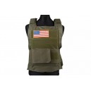 G 000888 Personal Body Armor  "OD" "Golyóálló" betétekkel﻿﻿﻿﻿