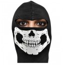 17930 Egész maszk fekete skull vékony