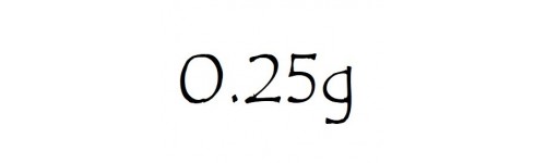 0,25 g BB